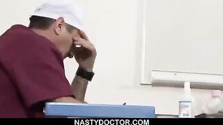 The doctor helped the patient with a pussy extender