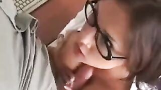 Sex with a cool boss in the office is just great