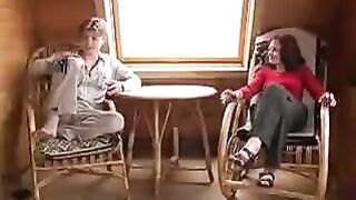 A young man fucked his sister in the countryside