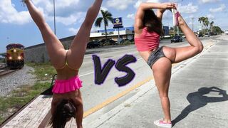 The best of the best in a juicy ass contest: Abella Danger vs Kelsi Monroe