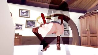 Jobless Reincarnation ZENITH GREYRAT's love for cum is unmatched in this hot scene
