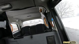 Cheeky Asian passenger gets out and takes a piss in the middle of the road in Fake Taxi