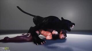Succubus seduced Furies and he inseminated this curvy beauty