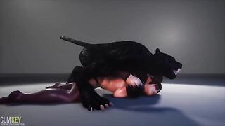 Succubus seduced Furies and he inseminated this curvy beauty