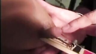 Big tits tortured with rope bondage and nipple clamps