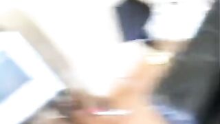 A man fucked a sexy girl with stockings in a red mesh
