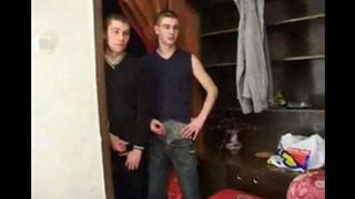 The grandmother has a sex party with her grandson and his friends
