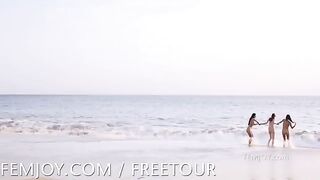 On the beach for nudists, there was something to see and admire