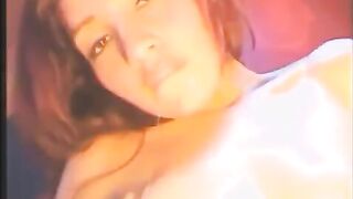 The girl with her vibrators in all holes is fucking herself