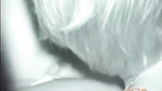 The guy licked the hairy pussy of his sleeping stepsister