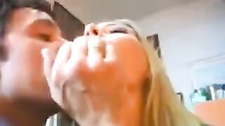 A blonde can get rich with the help of her nice ass