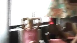 Peeping under the skirt of a porn actress is art