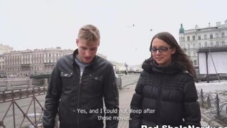 The first oncoming was picked up by a Russian near the exit