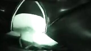 A wife wearing a latex cat suit gets fucked by her husband
