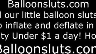 The girl played with her boobs and got very excited