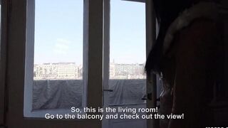 The foreigner paid for the accommodation in a special way