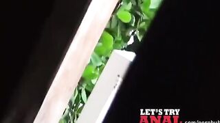 Redhead with cute bouncy tits playing on the bed, worth watching