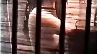 A bearded guy gently licks the hairy pussy lips to make her come