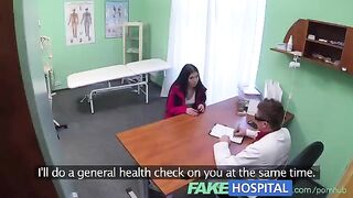 A doctor checks a girl and then penetrates her with his cock