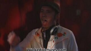 Fucking in the night club, a wild scene