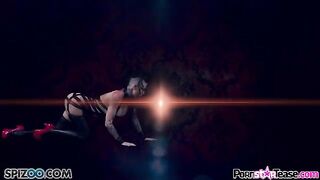 Hot brunette Christy Mack masturbates her pussy wearing a leather suit in 60fps