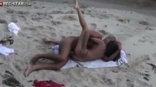 Real hidden camera shooting on the nude beach