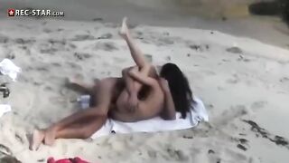 Real hidden camera shooting on the nude beach