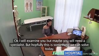 A patient was examined by a cunning doctor who wanted to fuck