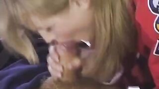 A hockey fan got a chance to fuck her hero in ass