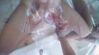Karter Foxx made a blowjob in my shower with steamy 60fps action
