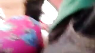 A man rubs his dick through a riser on a bus with women