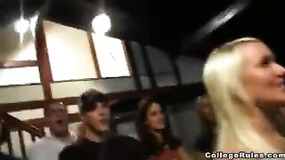 The girls get a little tipsy and start getting intimate at the party