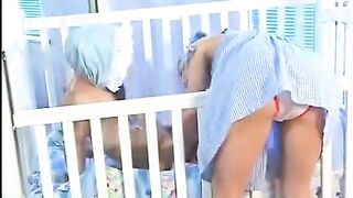 A little guy with big dreams fucked a hot babysitter with small tits
