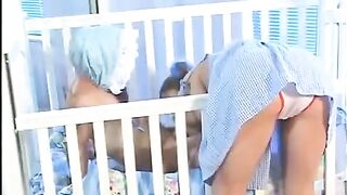 A little guy with big dreams fucked a hot babysitter with small tits