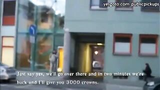 Friend led to a stranger and made a blowjob