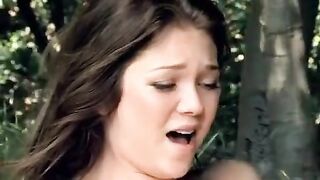 Two lesbians are fucking on the picnic in the park