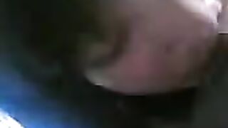 The Chinese carefully sucks the dick of her broken boyfriend in the mouth