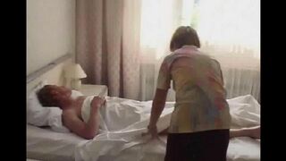 The girl was bored at home, so she had sex with her sleeping father
