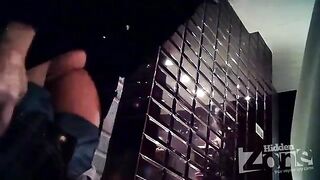 A guy secretly films girls peeing in the cafe toilet