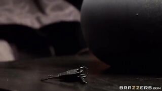 The girl was tied up and had to be fucked by the guy