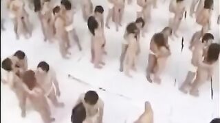 The largest gangbang in the history of the planet, incredible!