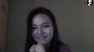 A man fucked a beautiful Kazakh girl with a nice body in Skype