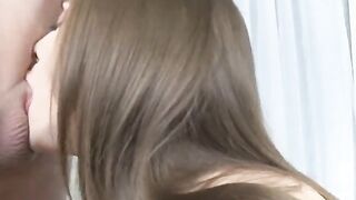 Sweet Dick - a man with a sweet dick fucks cute girls who suck his cock well