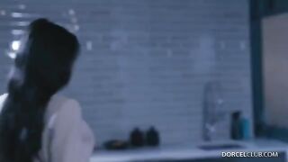 A beautiful sex, but with a stranger husband in the kitchen