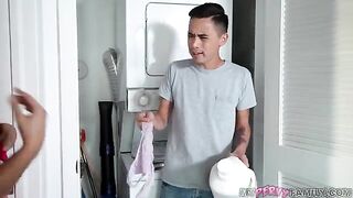 You’re sniffing my panties pervert! - Hahaha