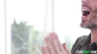 A man has no condoms and fucks a girl in the no condom zone