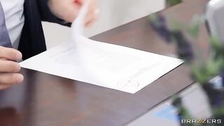 The co-ed with natural tits is being fucked by the professor on the table