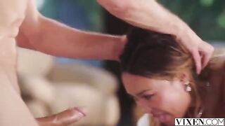 An Asian girl wins a prize and gets a special surprise