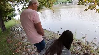 Feeding ducks with beavers and creampie with cutie Serina Gomez – Part 1