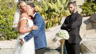 BrideZZilla: A Fuckfest At The Wedding part 3 - hot bride in stockings gets fucked hard